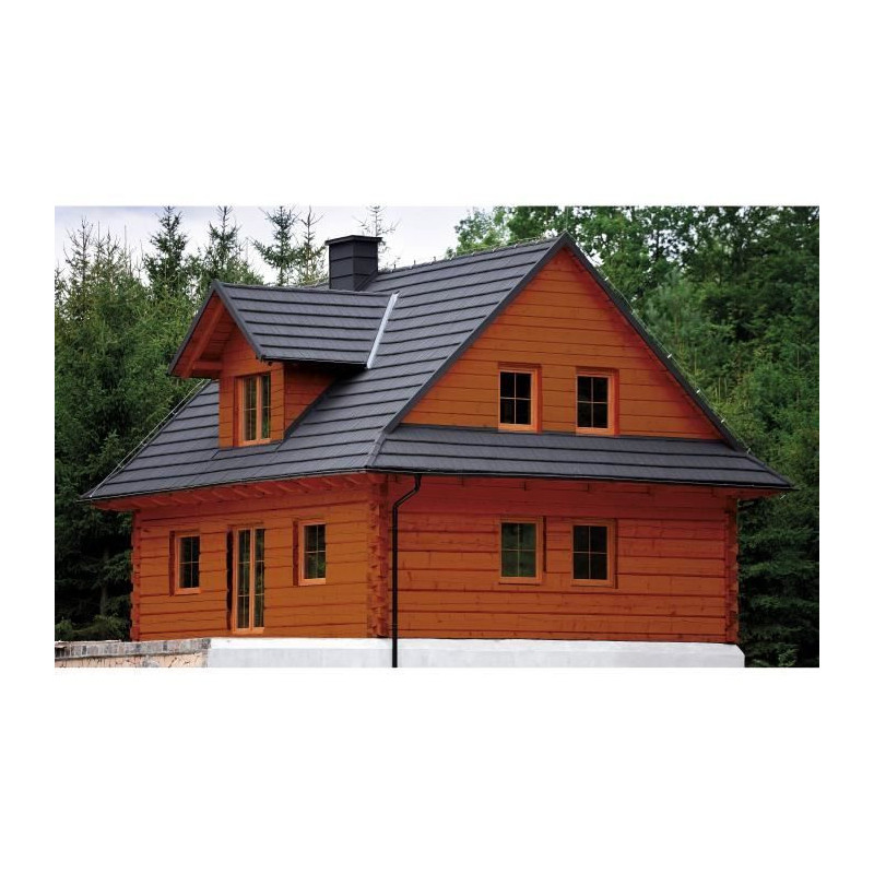 2 in 1 High Protection Stain - Satin Teak - BONDEX - 5 L