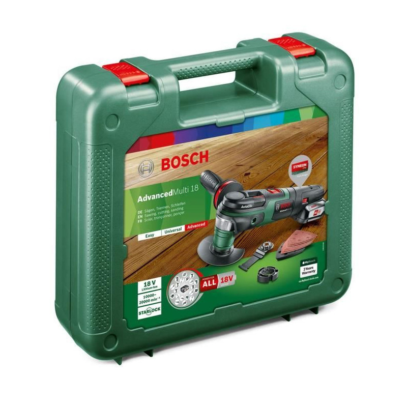 Bosch wireless multifunction tool - Advancedmulti 18 with accessories