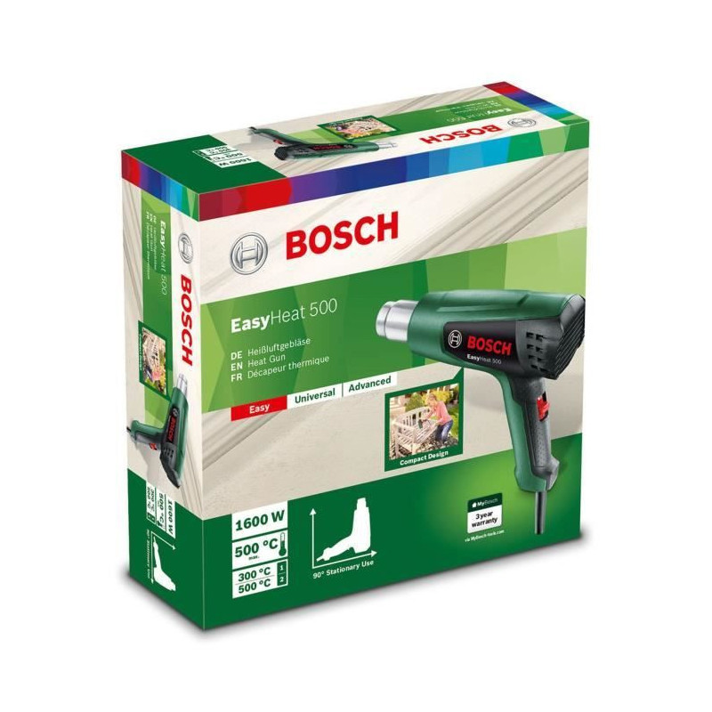 Bosch thermal shift - Easyheat 500 (1600W, air flow: 240/450 l/min, te