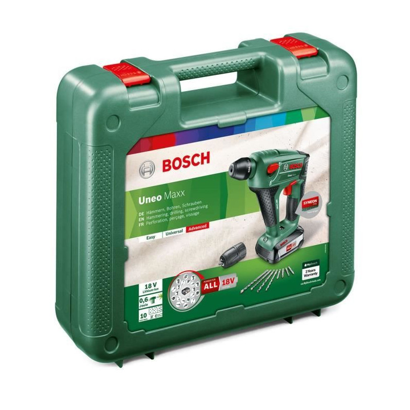 Bosch - UNO MAXX wireless perforator (1 18V / 2.5 AH battery, charger