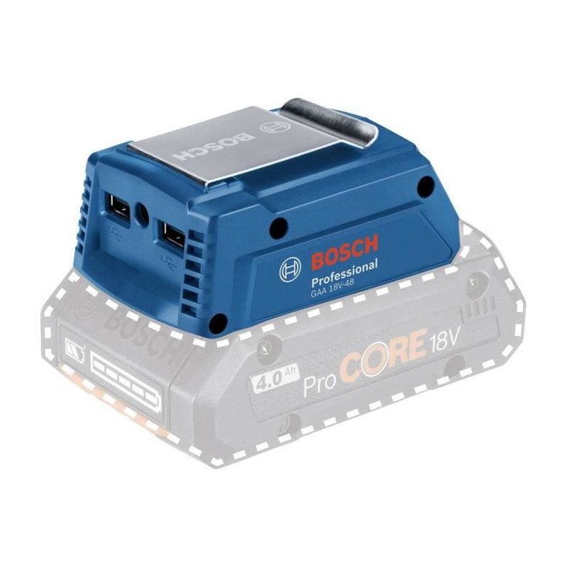 Bosch Professional Battery USB Charging Adapter GAA 18V-48 - 06188000L