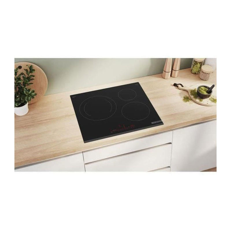 BOSCH induction hob - 3 burners - L59 x D52 cm - PIJ631HB1E