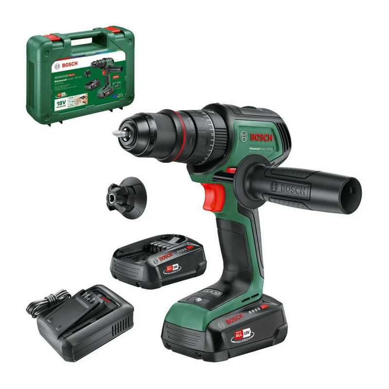 Impact drill - AdvancedImpact - 18V-80 - 2 x 2.5 Ah batteries - 13 mm