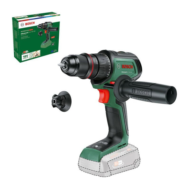Drill-driver - AdvancedDrill - 18V-80 - Cordless - Removable chuck - 7