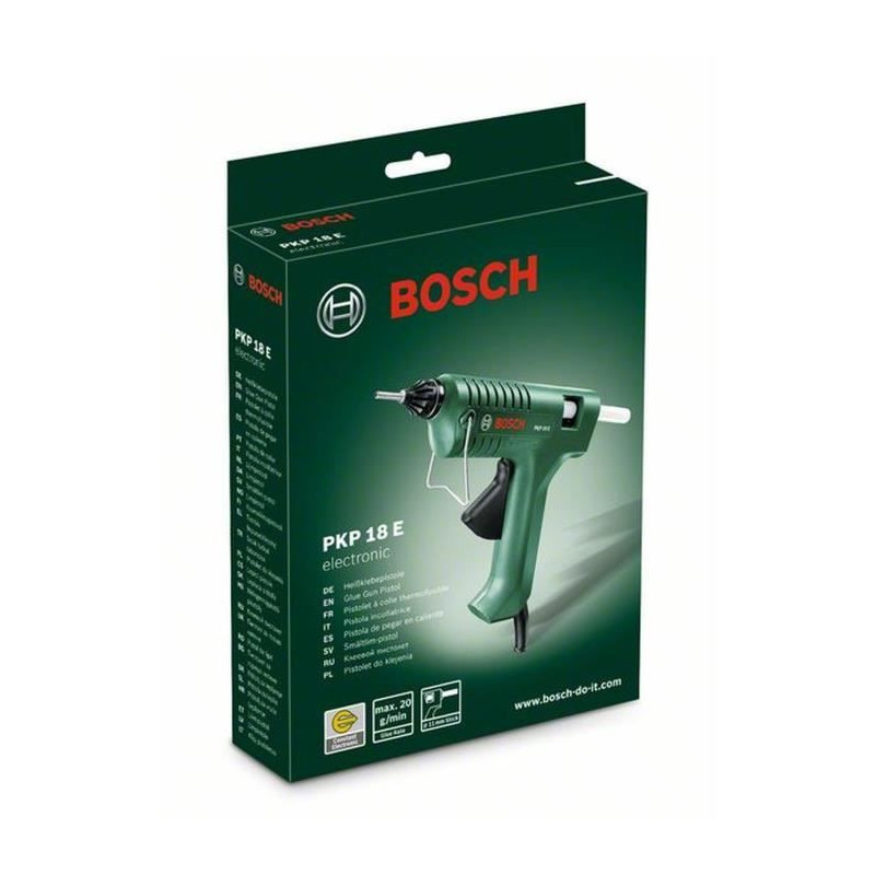 Bosch glue pistol - PKP 18th (delivered with 1 nozzle and 1 thermofusi