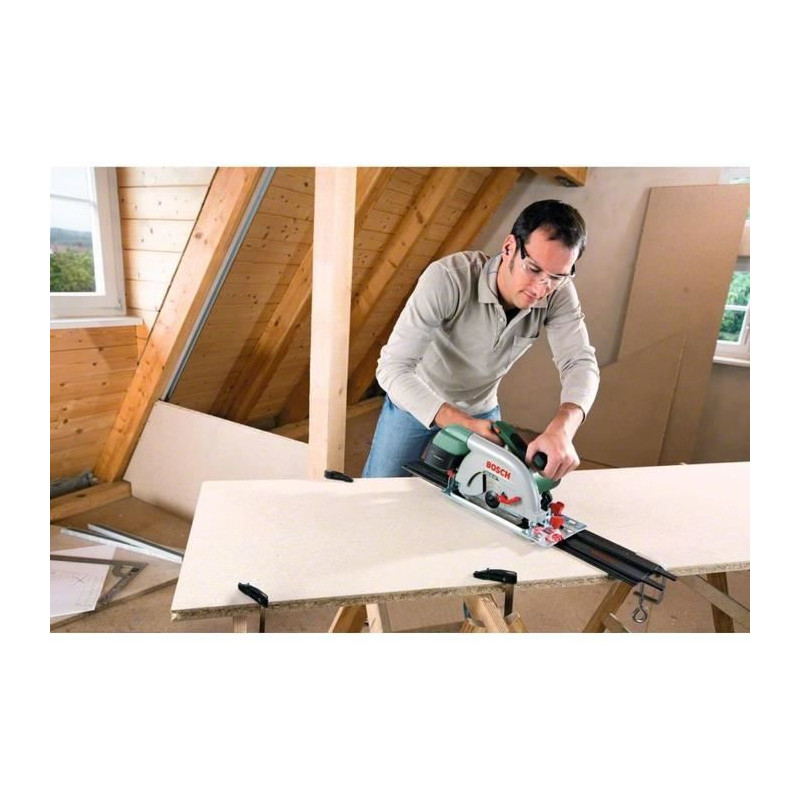 BOSCH Circular saw PKS66AF 1600W + rail
