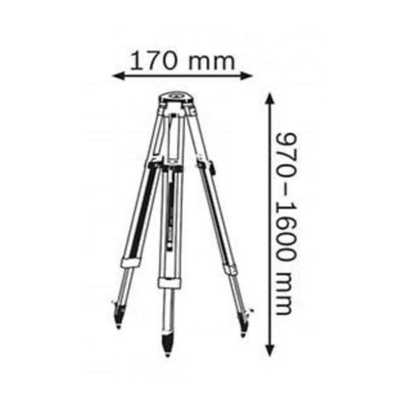 Bosch Professional BT 160 5/8 measuring accessory, up to 160cm - 06010