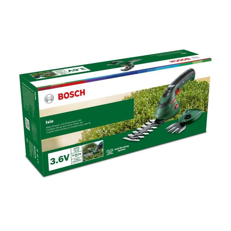 ISIO 3.6V-SHEE TO SET with set of 2 blades