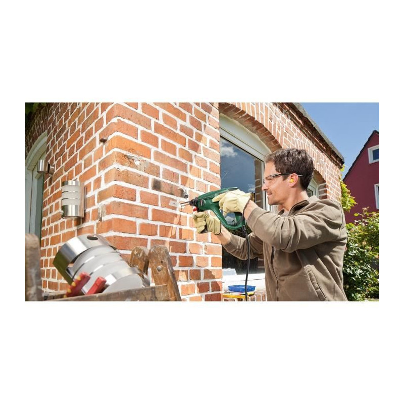 PBH 2100 RE hammer drill + 2 drills + 2 chisels
