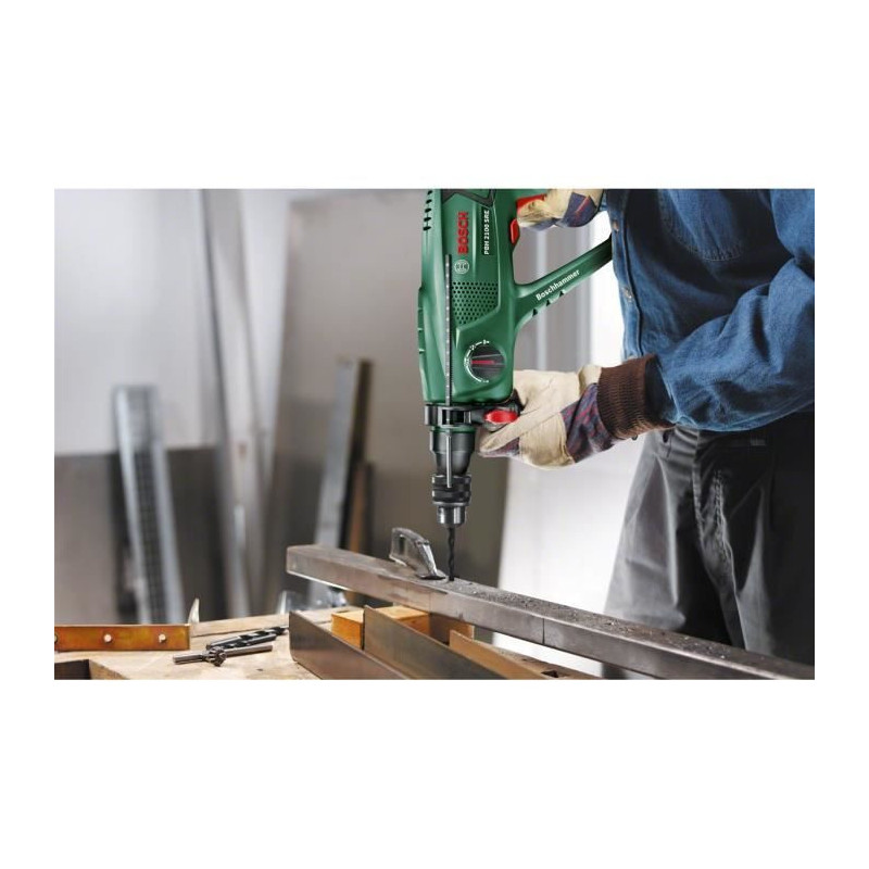 PBH 2100 RE hammer drill + 2 drills + 2 chisels