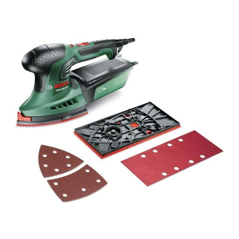 Multi Bosch - PSM 200 AES sander (delivered with 2 abrasive sheets, sa