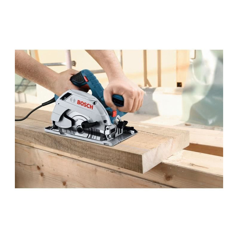 Bosch Professional Circular saw - GKS 165 in cardboard box with 1 wood