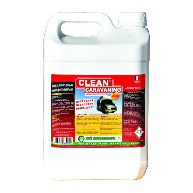 Maintenance product - CLEAN - Clean Caravaning - 5L can