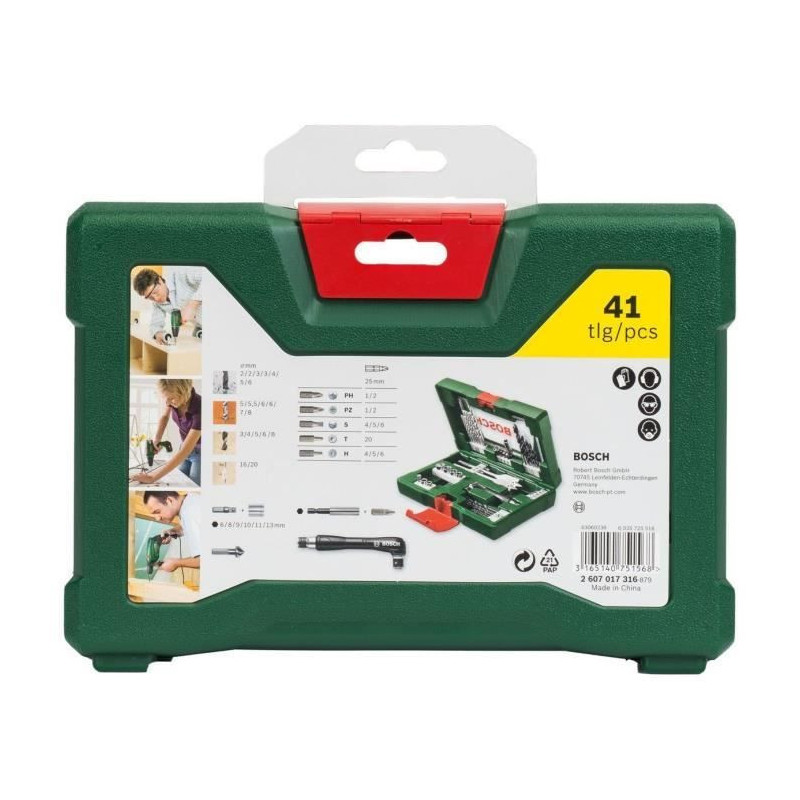 BOSCH Accessories - box v -line (41pcs)