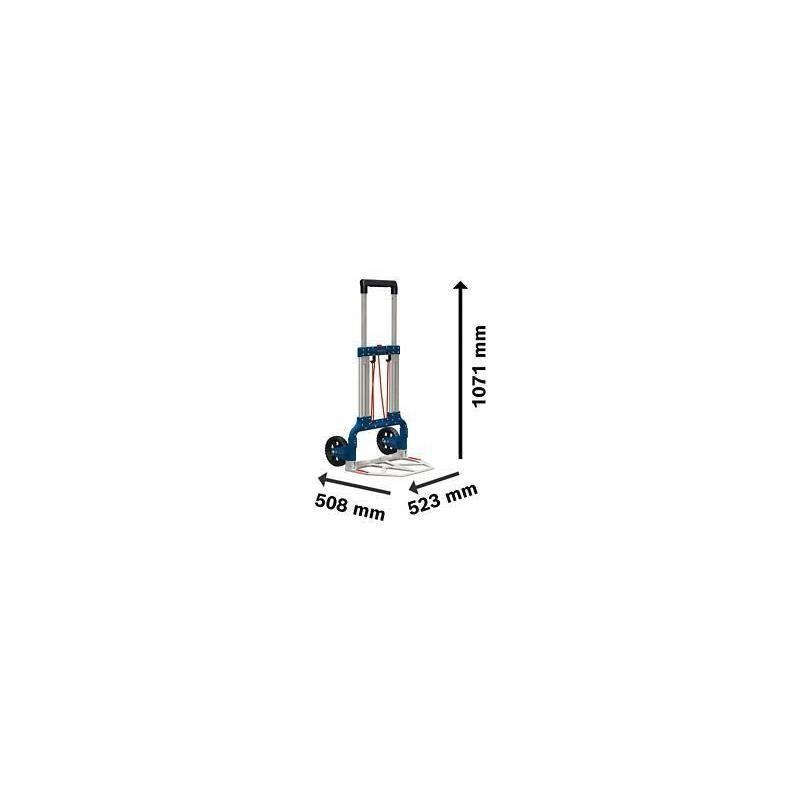 Bosch Professional folding transport hand truck for L-Boxx, 125kg floo