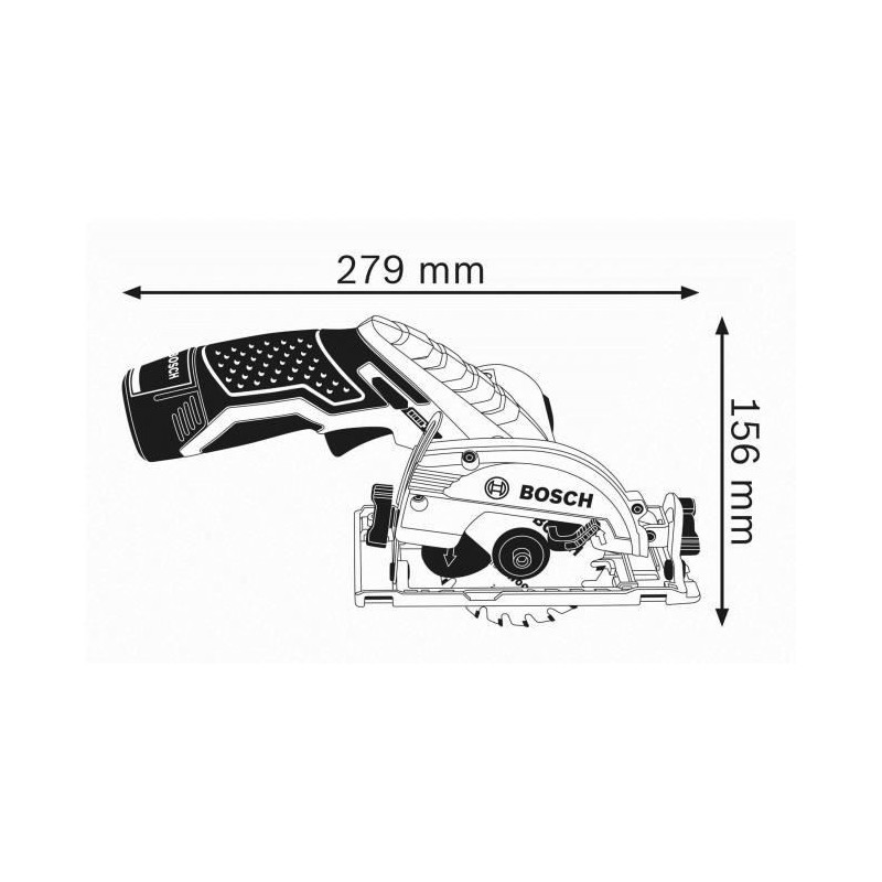 Circular saw 12V GKS 12V -26 (without battery or charger) + L -Boxx -