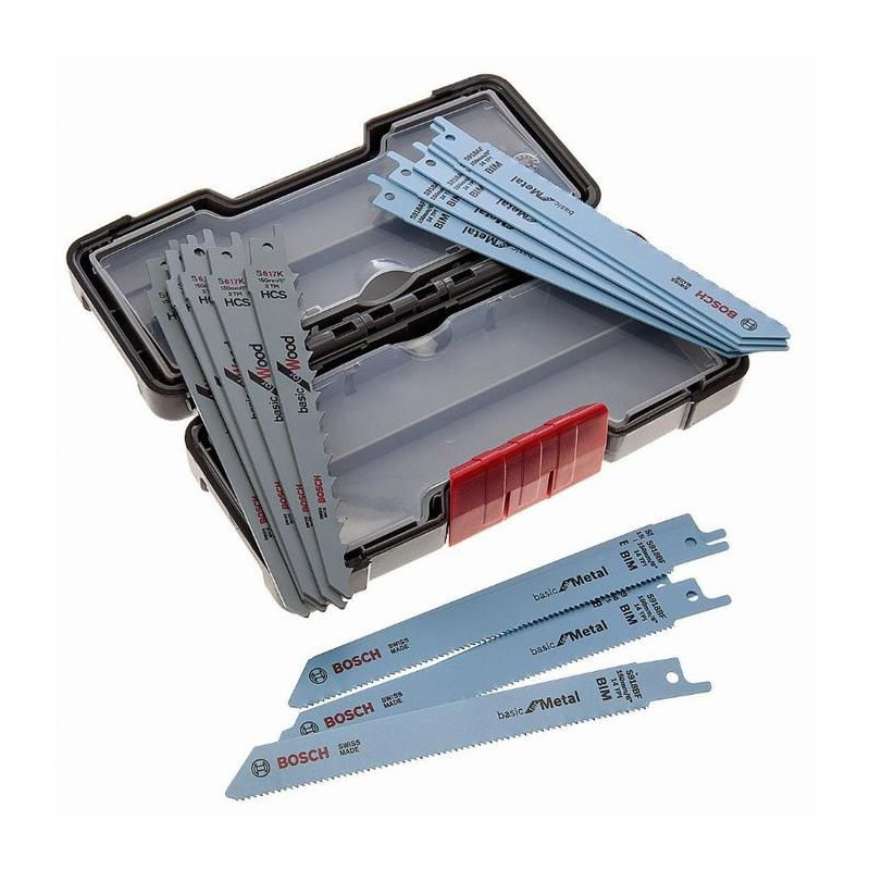 Wood and Metal Basic jigsaw blades, set of 15 Wood and Metal - BOSCH