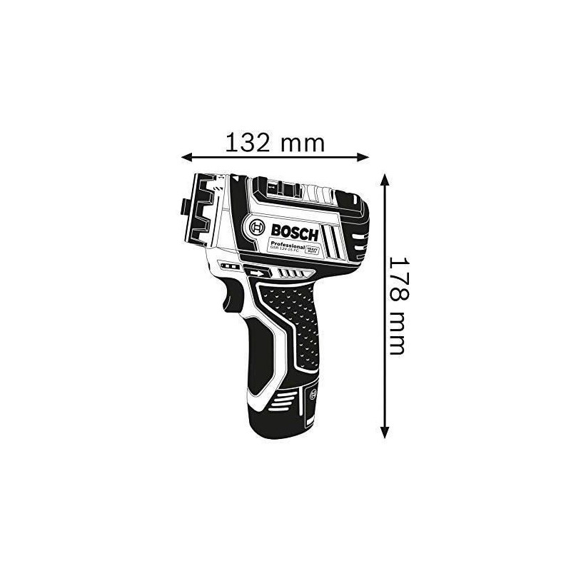 Wireless drill GSR 12V-15FC (without battery or charger) in L-Boxx-Bos