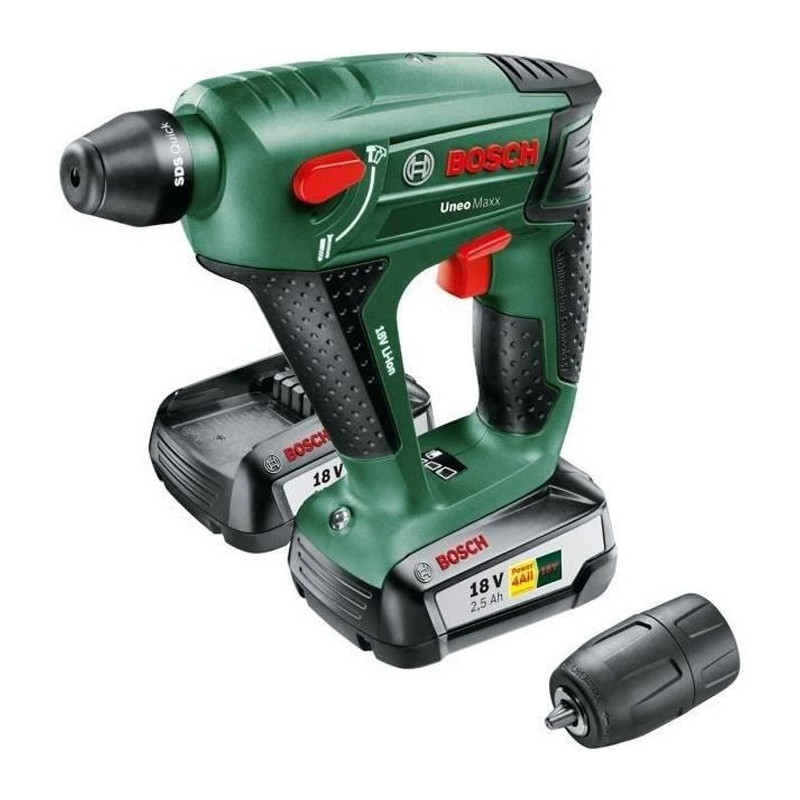 Bosch - UNO MAXX wireless perforator (delivered with 2 18V -2.5 AH bat