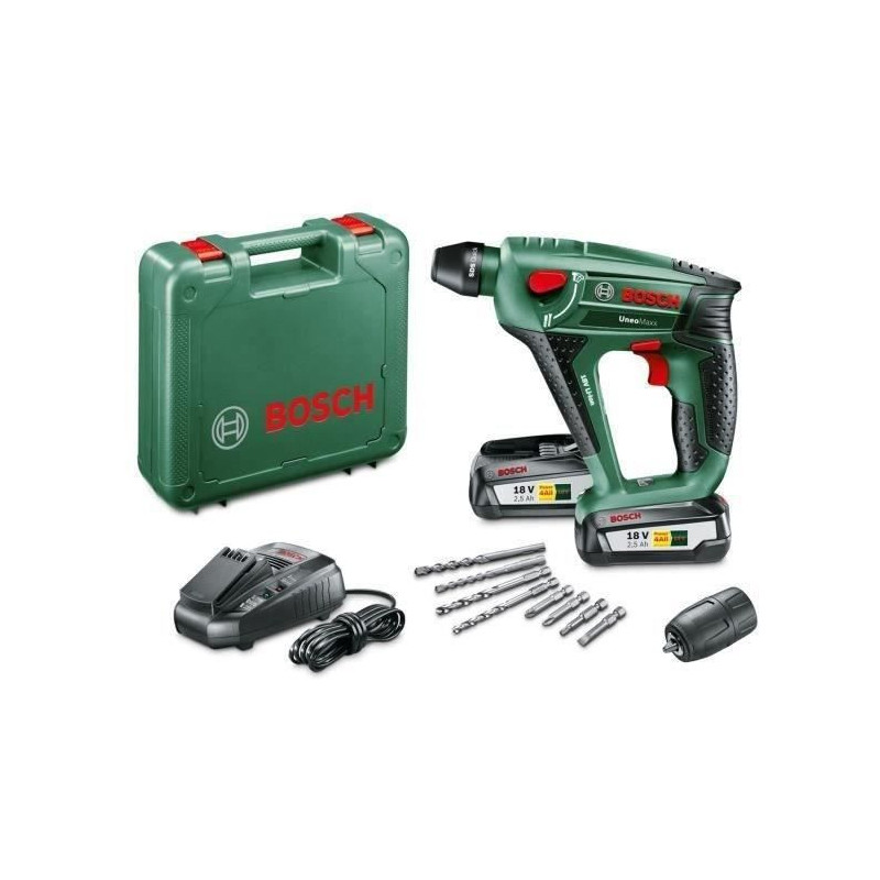 Bosch - UNO MAXX wireless perforator (delivered with 2 18V -2.5 AH bat