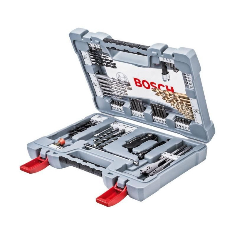 Premium drilling box - Vitting of 76 pcs- bosch