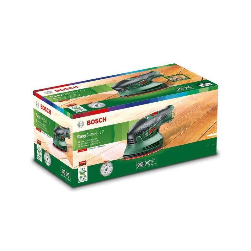 Bosch wireless multi-end-Easysander 12 (delivered without battery or c