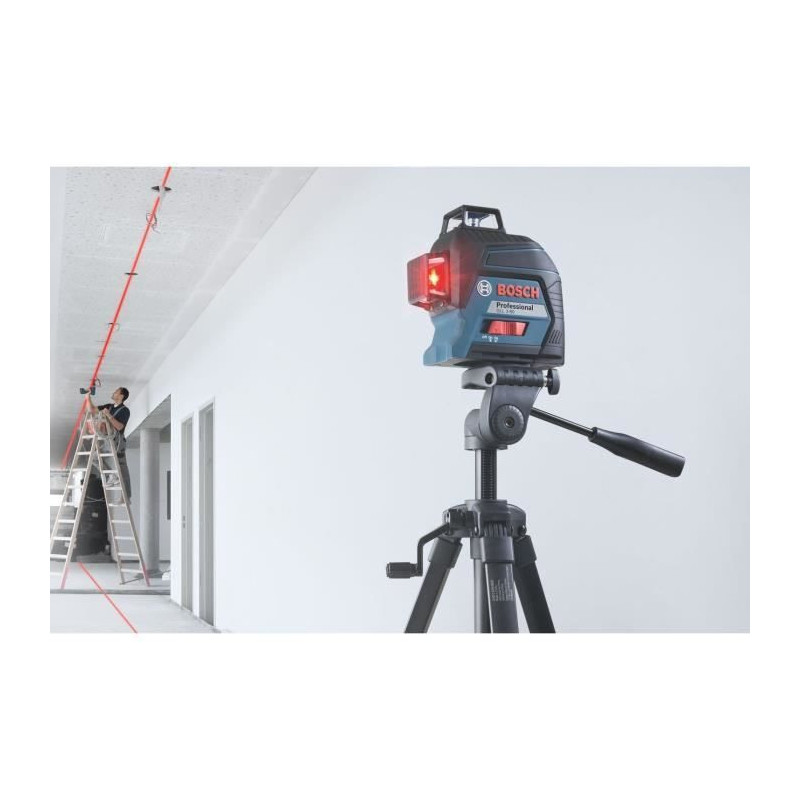 Laser Cross GLL 3-80 Red lines (Battery version) in standard box - Bos