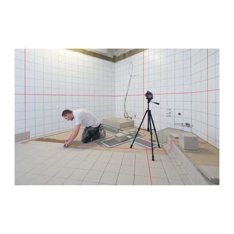 Laser Cross GLL 3-80 Red lines (Battery version) in standard box - Bos