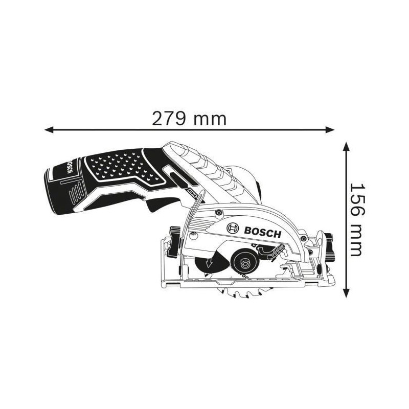 Circular saw GKS 12V-26 2x3.0Ah L-Boxx Bosch