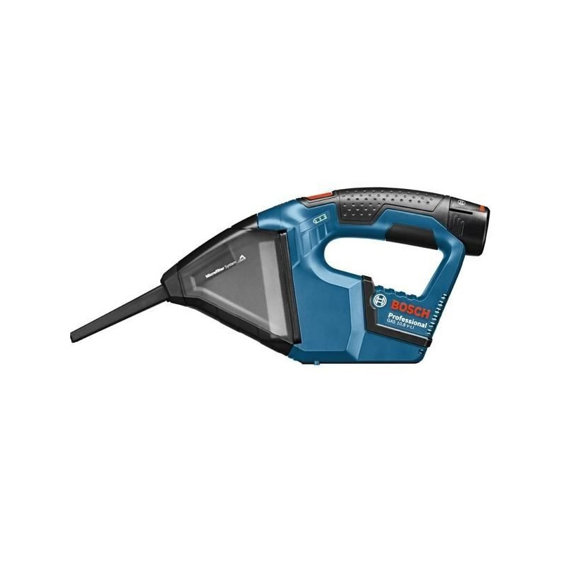 Bosch Professional GAS 12V vacuum cleaner + 2 3.0Ah batteries + L-BOXX