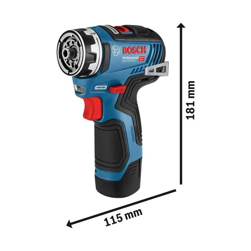 BOSCH - Wireless Drill 12 V 35 Nm without battery or charger in a boxe