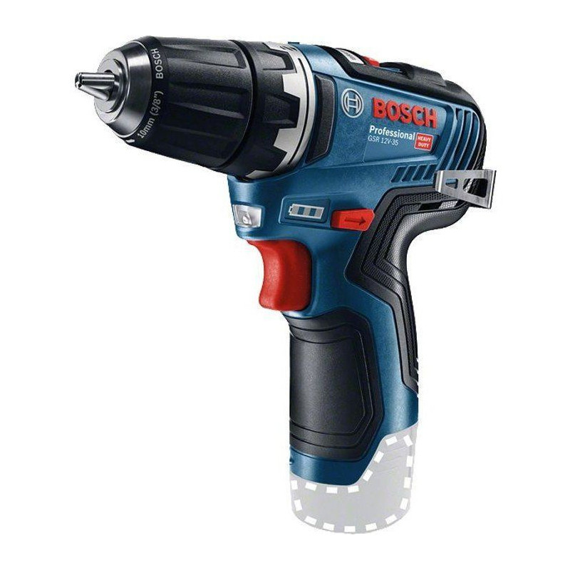 Bosch-Wireless Drill 12 V 35 Nm without battery or charger in an L-Box