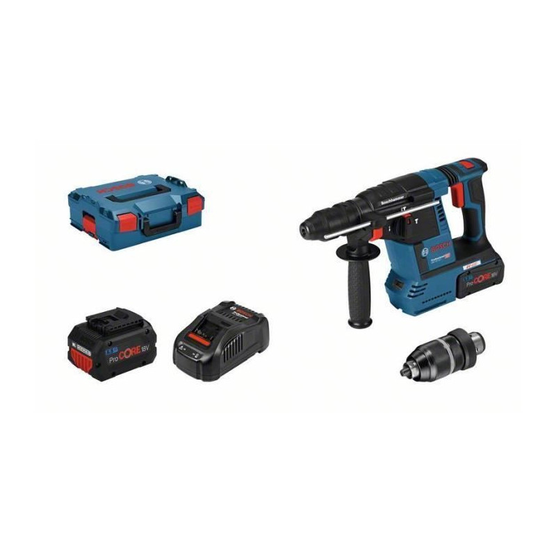 Bosch Professional GBH 18V-26F SDS Plus Hammer Drill, with 2 ProCore 5