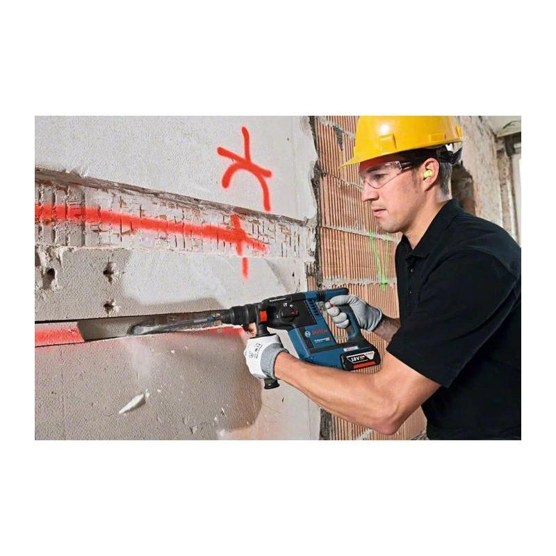 Bosch Professional GBH 18V-26F SDS Plus Hammer Drill, with 2 ProCore 5