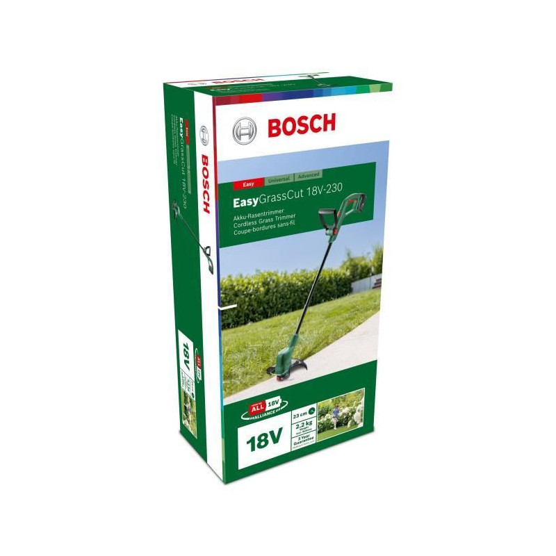 Bosch trimmer - EasyGrassCut 18-230 (Supplied with 1 battery and 1 cha