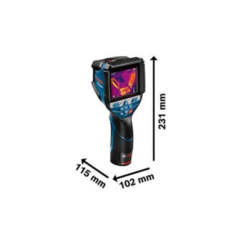Bosch Professional GTC 600 C thermal imaging camera with 12V 2.0Ah bat