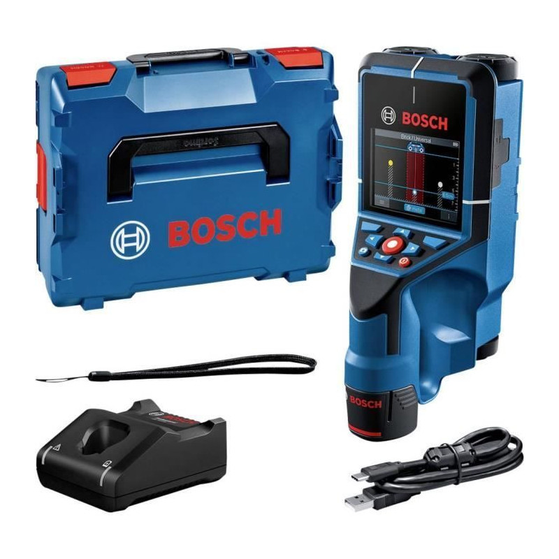 Bosch Professional D-Tect 200 C wall detector with 1 x 12V 2.0Ah batte