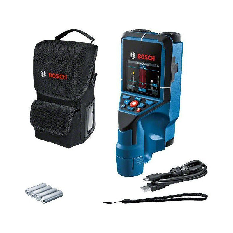 Bosch Professional D-Tect 200 C wall detector with 1 x 12V 2.0Ah batte