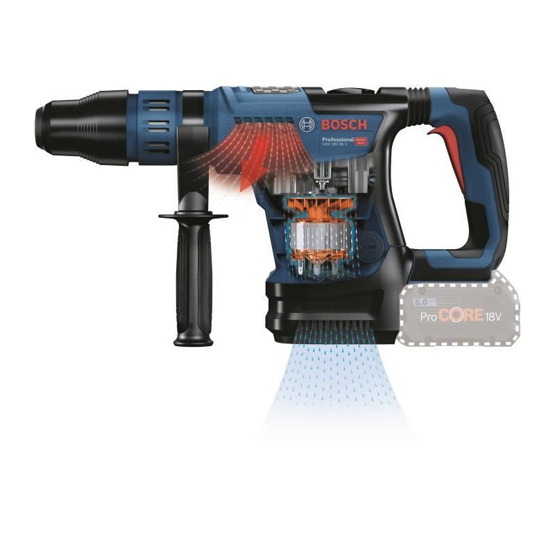 SDS Max GBH 18V-36 C cordless rotary hammer delivered in solo version,