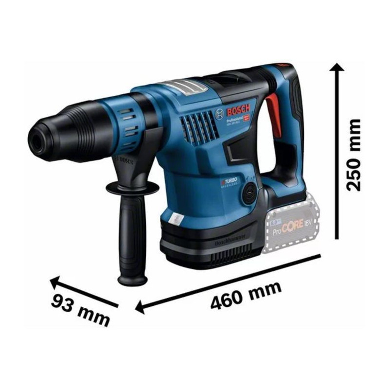 SDS Max GBH 18V-36 C cordless rotary hammer delivered in solo version,