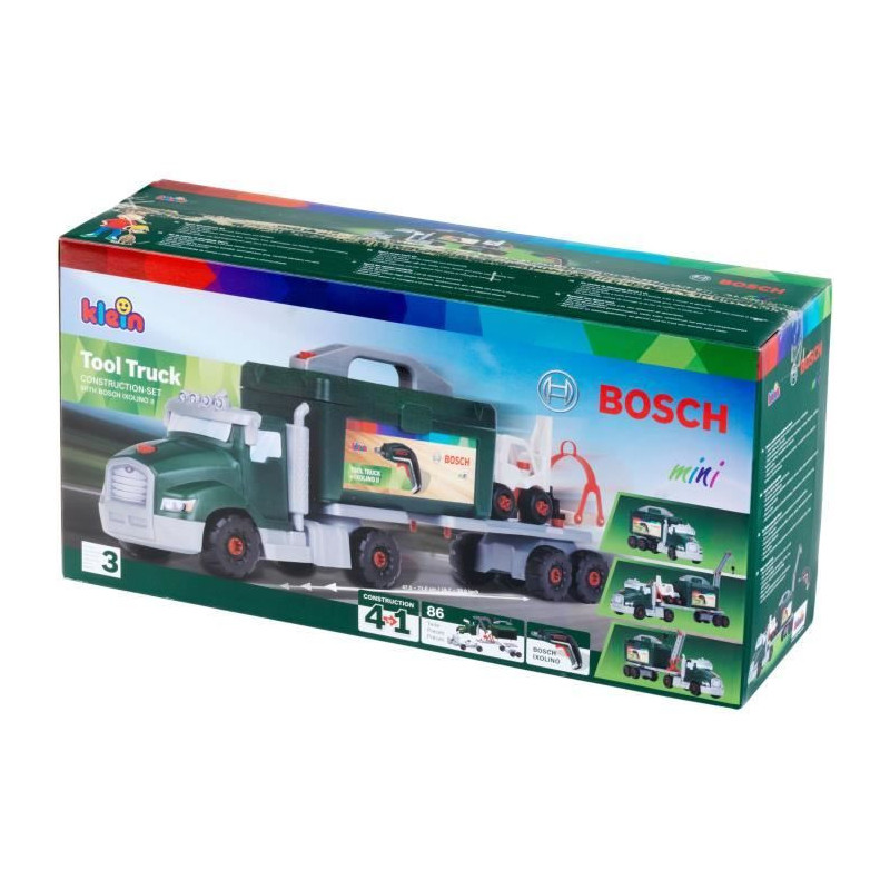 DIY toy - KLEIN - Bosch DIY truck to assemble/disassemble - Constructi