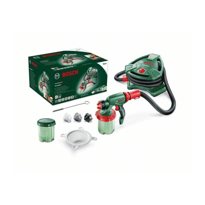 Bosch PFS Paint Pistolet 5000 E - 1200 W - Debit: 500 ml/min + MALXEUR