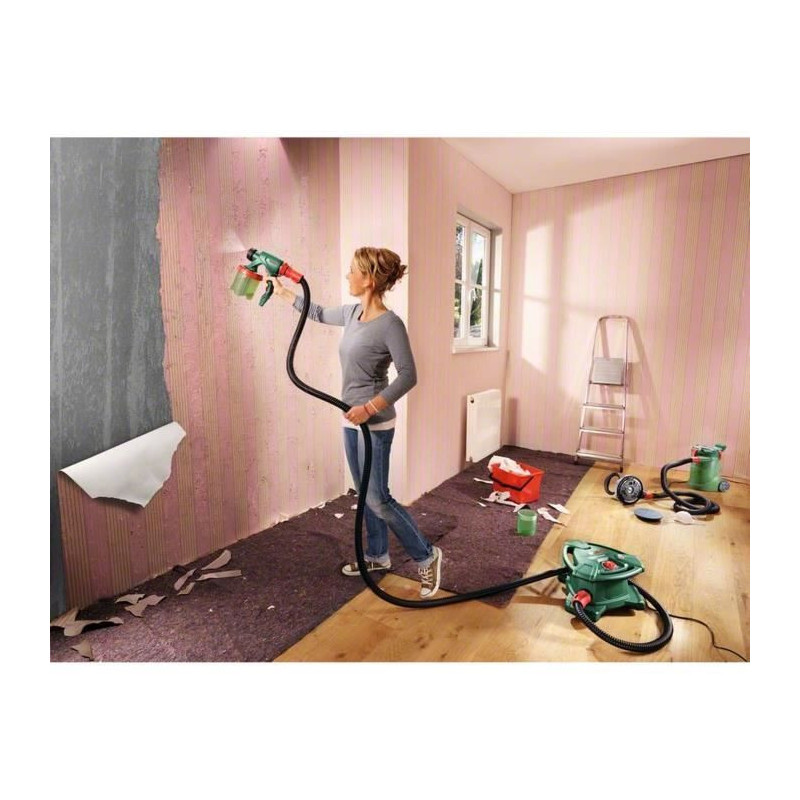 Bosch PFS Paint Pistolet 5000 E - 1200 W - Debit: 500 ml/min + MALXEUR