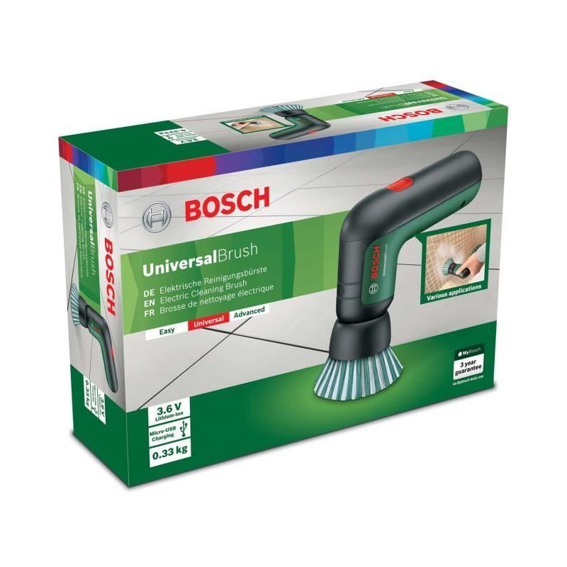 Wireless brush Bosch Universalbrush USB 3.6V (delivered in its cardboa