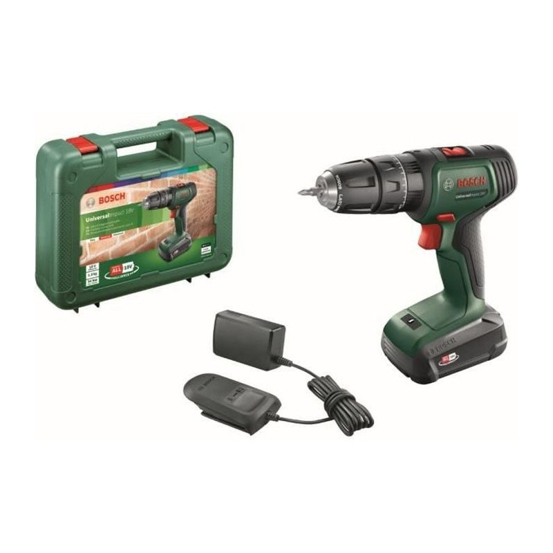 UniversalImpact 18V (1x1.5 Ah) + AL 1810 CV Drill Driver