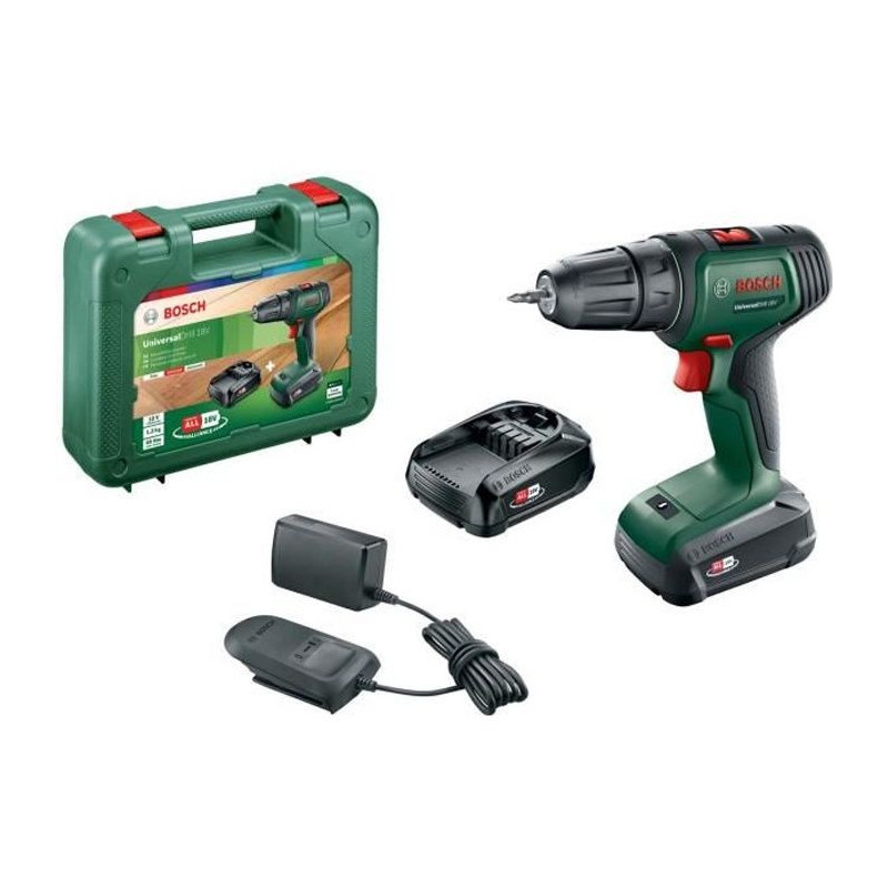 Wireless drill Bosch-Universaldrill 18 (delivered with 2 18V-5.5ah bat