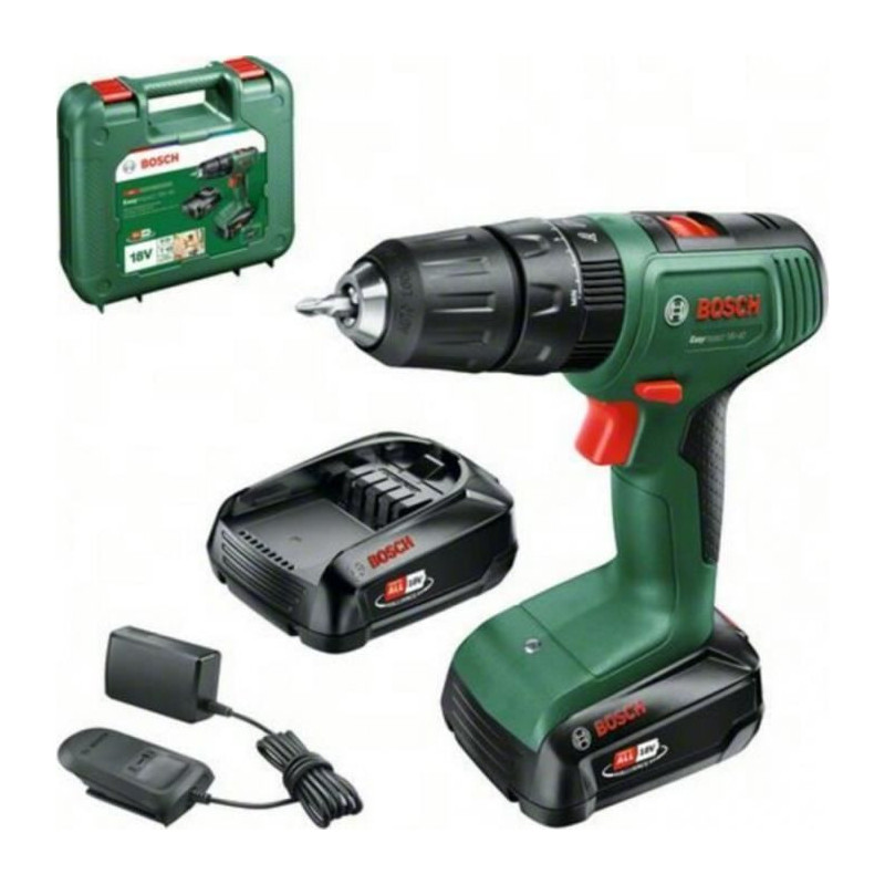 EasyImpact 18V-40 (2x 1.5Ah) + AL18V-20 drill driver in carrying case