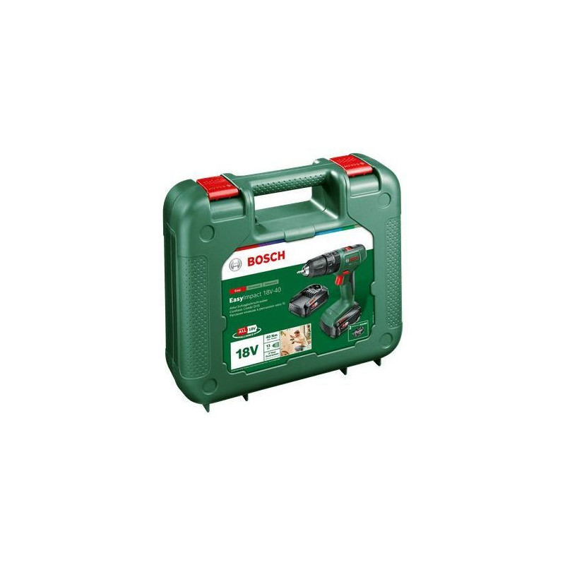EasyImpact 18V-40 (2x 1.5Ah) + AL18V-20 drill driver in carrying case