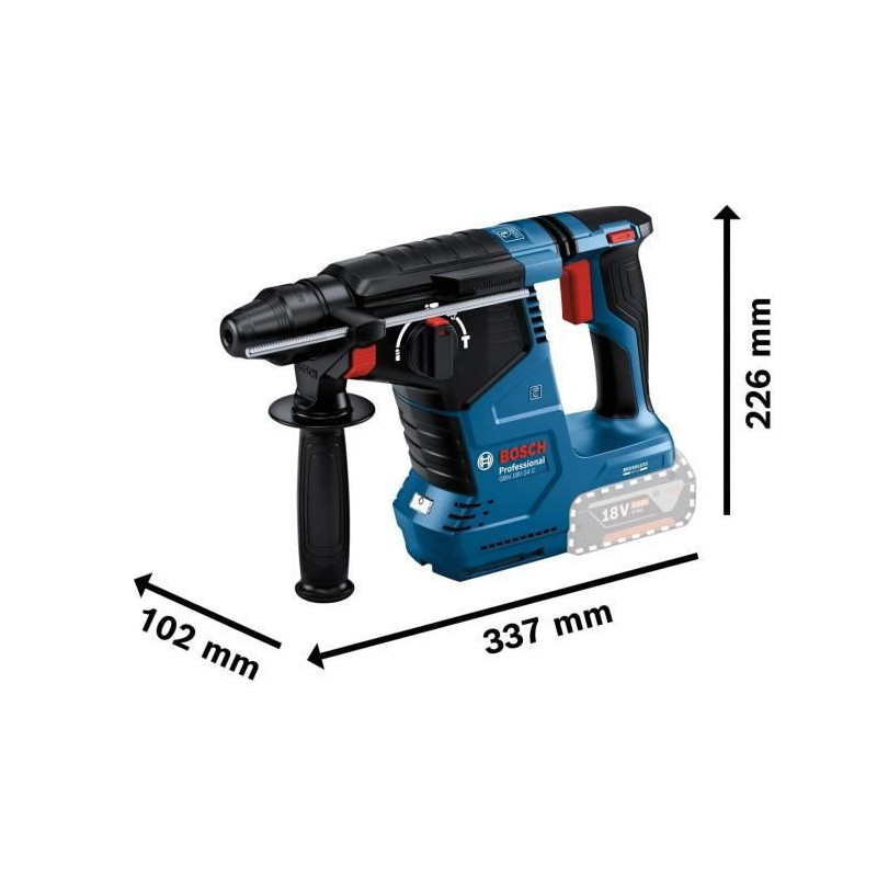 Bosch Professional Bosch Pickler hammers + 2 5Ah batteries + L-Boxx ch