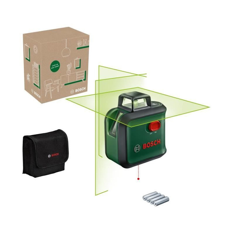 Bosch AdvancedLevel 360 Line Laser (3 laser lines with 360° laser for